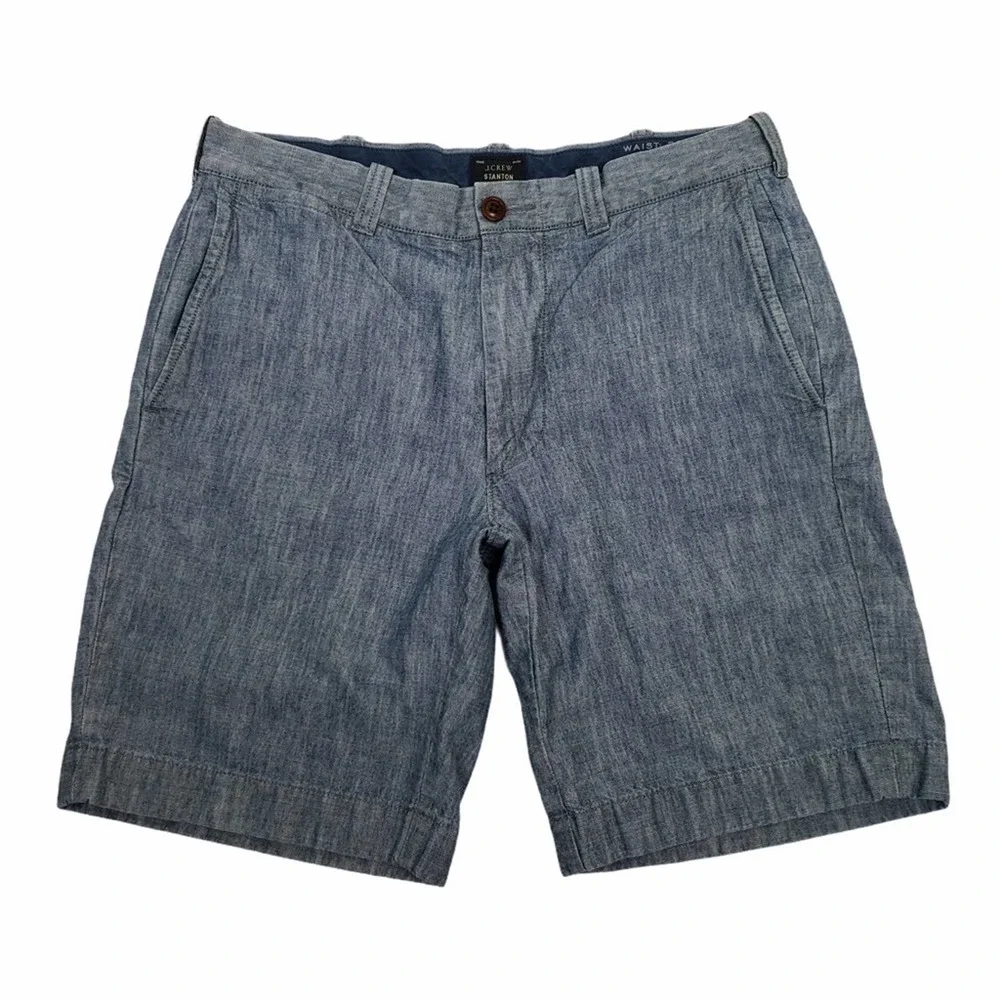 J Crew Men's Stanton Chino Shorts VGC - Picture 1 of 9